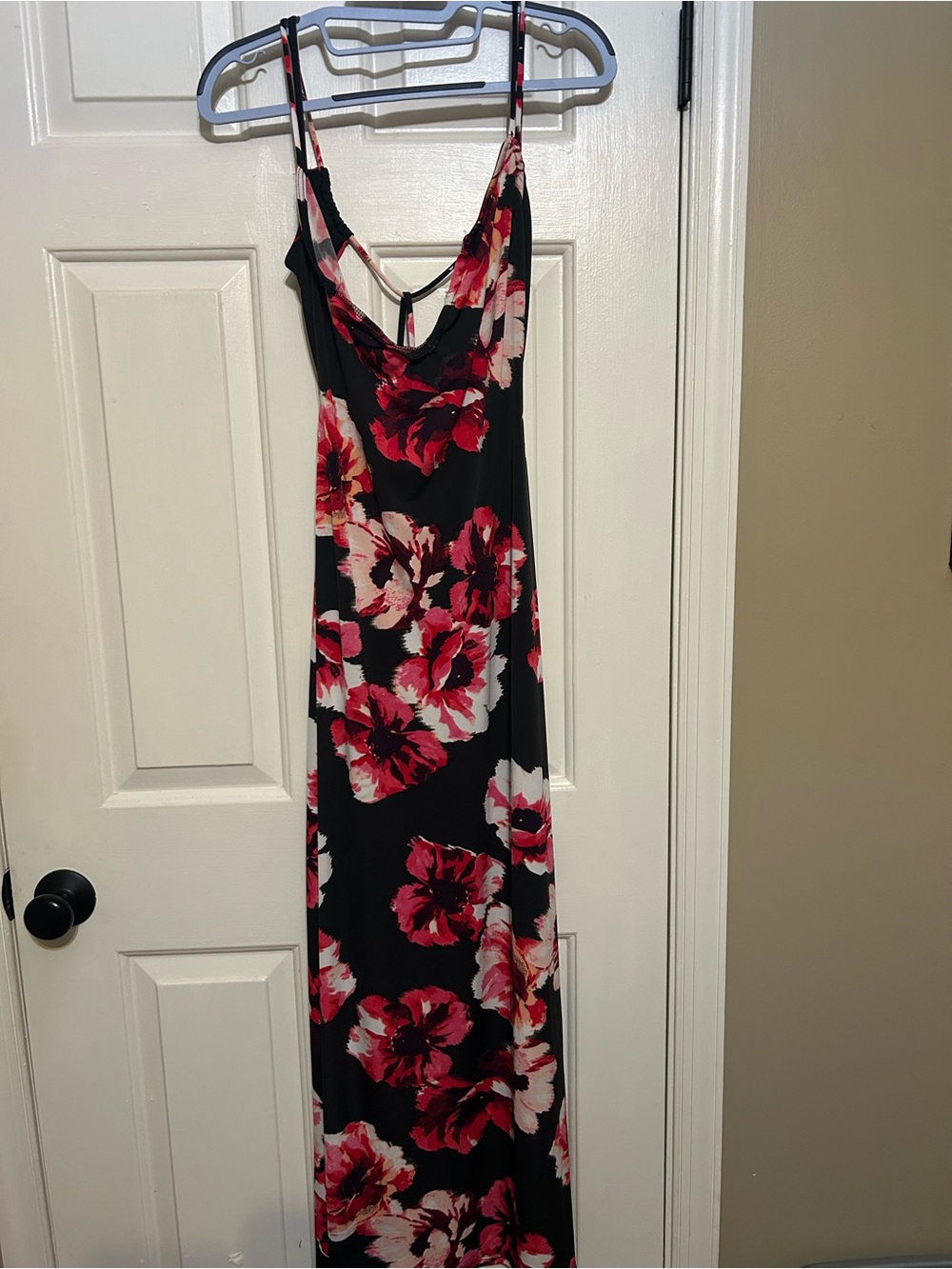 Womens open back strappy dress size medium